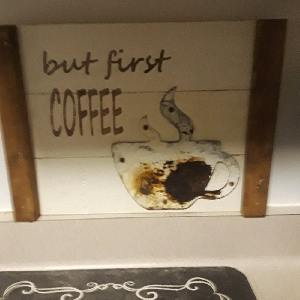 Handmade kitchen sign